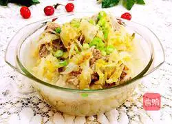 Illustration of how to make sauerkraut braised pork ribs 7