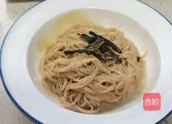 Illustration of how to make scallion oil noodles 10