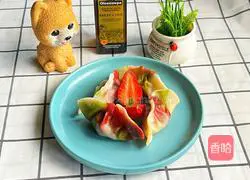 Illustration of how to make colorful dumplings 9