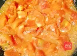 Tomato eggs Illustration of how to make noodles 7