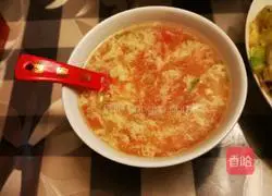 How to make tomato and egg drop soup Illustration 5