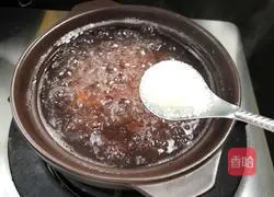 Corn and red bean soup Practice illustration 8