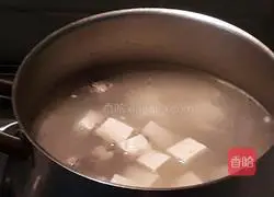 Duck rack Illustration of how to make cabbage and tofu soup 7