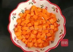 Stir-fried edamame with diced chicken Illustration of how to make rice 8