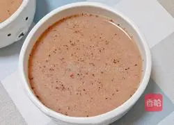 Illustration of how to make black rice, red dates and millet paste 8