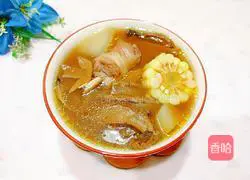 Big Foot Fungus Corn Chicken Soup Recipe Illustration 18