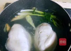 Illustration of how to make cold shredded chicken#light food and reduce fat#8