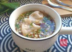 Illustration of how to make sour soup dumplings 13