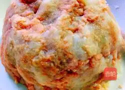 Illustration of how to make mashed potatoes with wavy egg rolls 4