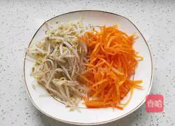 Illustration of how to make cold bean sprouts 2
