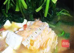 Salmon bone tofu Illustration of how to make soup 7
