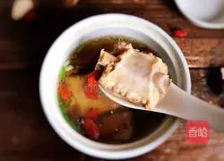 Illustration of braised pork ribs with tangerine peel 12