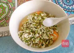 Sophora Flower Egg Pancake Recipe Illustration 6