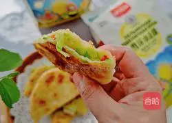 Zucchini Illustration of how to make pancake 26