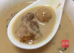 Fish maw stewed in milk Practice illustration 5