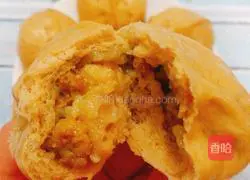 Illustration of how to make walnut buns 12