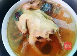 Illustration of how to make steamed pigeon soup 5