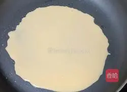 Sausage Illustration of how to make egg pancake skewers 6