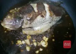 Illustration of braised fish recipe 7