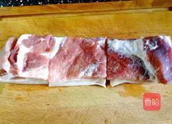 Illustration of how to make braised pork belly 1