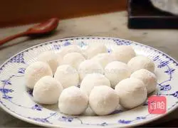 Illustration of making glutinous rice balls 21