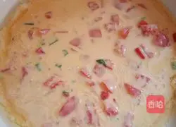 Illustration of how to make tomato egg pancake 7