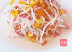 Illustration of how to make sweet and sour radish shreds 7