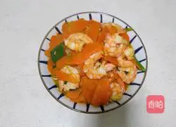 Illustration of how to make fried carrots and shrimps 10