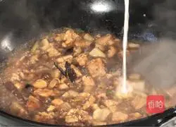 Illustration of how to make tofu braised noodles 12