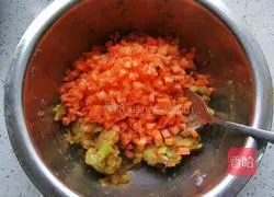 Illustration of how to make potato pancakes with dumpling skin 14