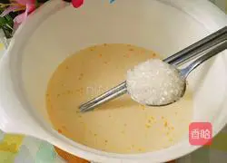Sesame milk pancake recipe 4