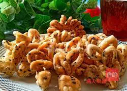 Snack#Sesame wheat flower recipe Illustration 26