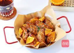 Illustration of how to make orange chicken wings 13
