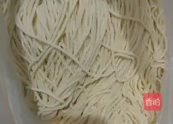 Illustration of how to make vegetarian fried noodles 1