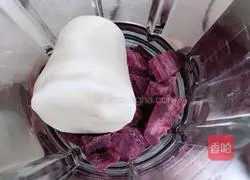 Rose Purple Sweet Potato Milk Smoothie Recipe Illustration 5