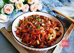 Illustration of how to make spicy squid 13