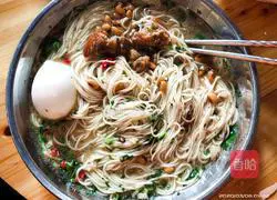 Illustration of how to make boiled noodles 8