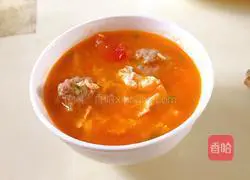 How to make tomato meatball soup Illustration 12