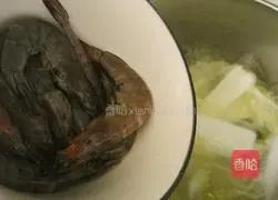 Illustration of how to make cabbage and shrimp soup 7