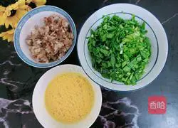 Illustration of making two-color dumpling cake 2