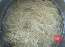 Illustration of making homemade snack crispy French fries 2