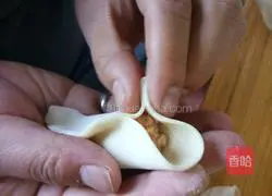 Illustration of how to make dumplings with four fresh fillings 7