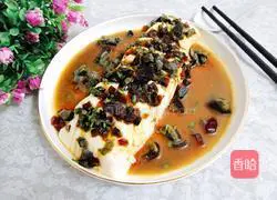 Illustration of how to make lactone tofu mixed with preserved eggs 14
