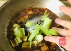 Illustration of braised pork stew 7