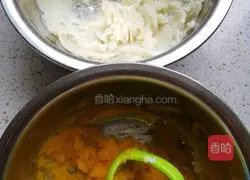 Illustration of how to make yam and pumpkin steamed bun rolls 3