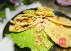 Illustration of how to make mini egg-filled pancakes 11