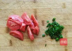 Illustration of how to make tomato and egg soup 1