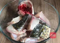 Illustration of braised grass carp cubes 2