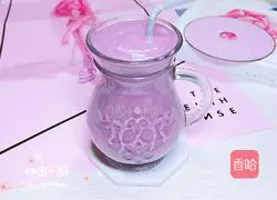 Purple potato and red bean milkshake | Illustration of how to reduce fat and detoxify 9