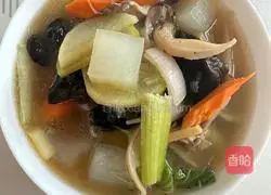 Illustration of Homemade Noodle Soup 14